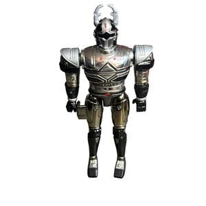 Beetleborgs - Titanium Silver Metallix BeetleBorg - 5 Inch -‎ Bandai - 1997